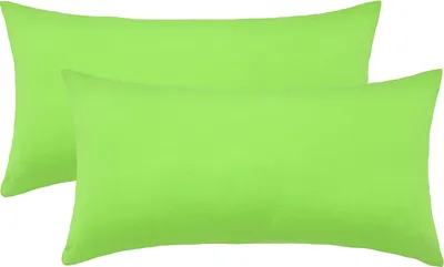 Produktbild von 2er Set Kissenbezüge Kissenhüllen 100% Baumwolle 40x60 cm Apfel grün