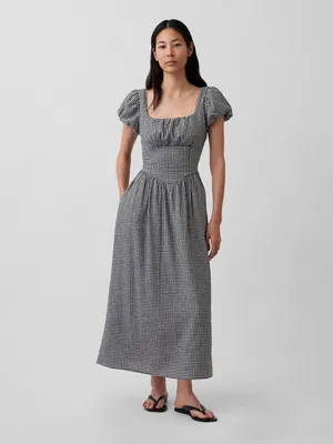 Produktbild von GAP Leinen-Maxikleid mit Taschen  XL