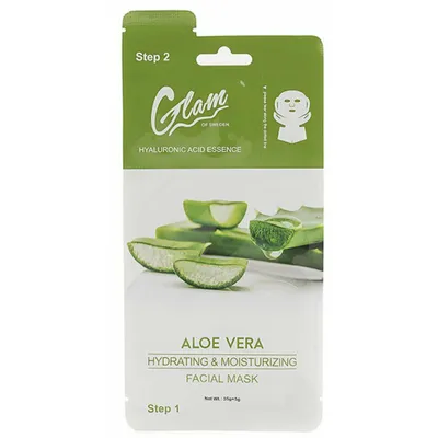 Obrázok produktu pre Pleťová maska Glam Of Sweden Aloe Vera