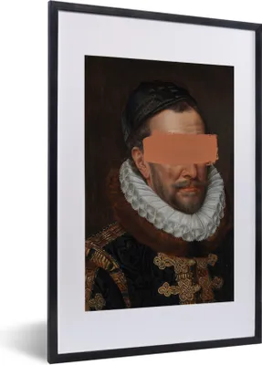 Produktbild von MuchoWow® MuchoWow® Gerahmtes Poster Wilhelm von Oranien - Adriaen Thomasz - Gemälde 40x60 cm - Poster mit zchwarzem Bilderrahmen - Poster in Rahmen