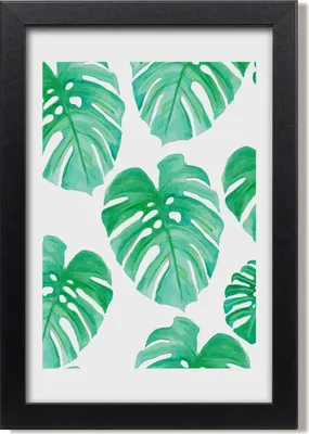 Produktbild von Bild 20x30 MDF-Rahmen, Wandkunst monstera