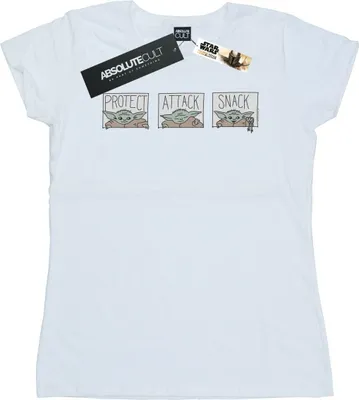 Produktbild von Star Wars - "The Mandalorian The Child" T-Shirt für Damen BI42969 (XXL) (Weiß)