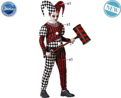 Produktbild von Verkleidung für Kinder Harlekin 5-6 Jahre
