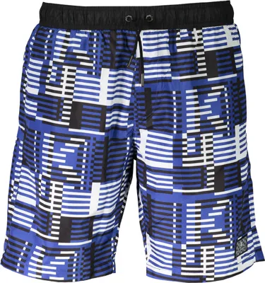 Image de Maillot de bain homme KARL LAGERFELD KL20MBL02 Couleur : Bleu, Taille : S