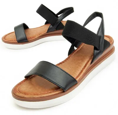 Produktbild von Montevita Keilsandalen Silia8 Schwarz