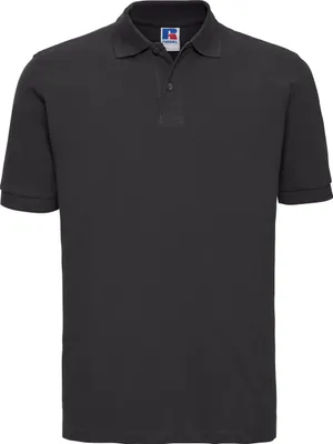 Produktbild von Russell Herren Polo-Shirt, Kurzarm BC567 (L) (Schwarz)
