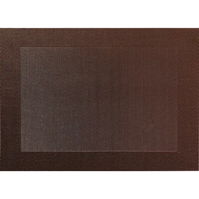 Immagine prodotto di ASA Selection PVC Tischset mit Gewebtem Rand, Platzdeckchen, Platzset, PVC, Braun, B 33 cm, 78054076