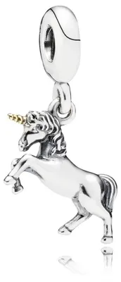 Produktbild von Pandora Charm Damen Moments Einhorn Silber Gold 791200