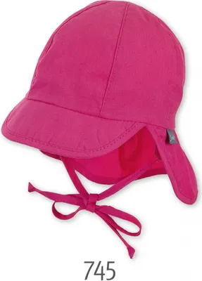 Productafbeelding van Sterntaler zonnehoed met nekbescherming, UV-bescherming 50+, magenta, maat 43