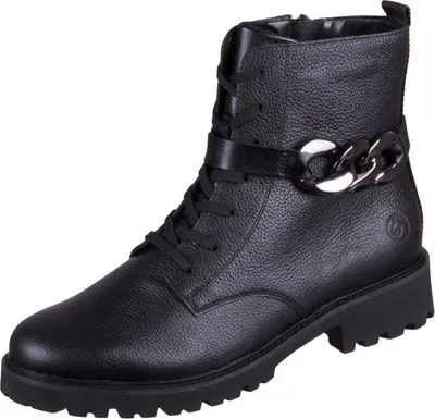 Produktbild von Remonte Biker Boots - Tiefschwarz Glattleder Größe: 38 Normal