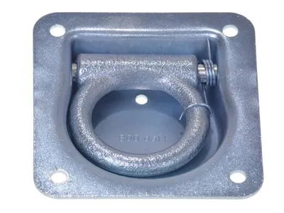 Produktbild von Filmer 36522 Zurrmulde mit Ring und Feder, 9,5 x 10 cm