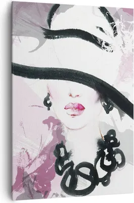 Produktbild von Bild auf Leinwand - Leinwandbild - Einteilig - Frau Abstraktion - 70x100cm - Wand Bild - Wanddeko - Wandbilder - Leinwanddruck - Wanddekoration - Leinwand bilder - Wandbild - PA70x100-3690