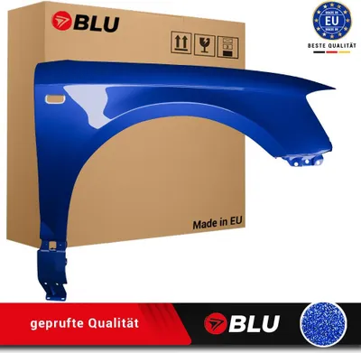 Immagine prodotto di BLU Parafango compatibile con Audi A3 8P II-generation LZ5C Destra Blau MauritiusBlau OzeanBlau | 2003-2008 | Anteriore | Verniciato | Pronto per il montaggio | Zincato
