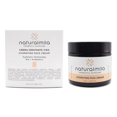 Produktbild von Naturalmila – Feuchtigkeitsspendende Gesichtscreme mit Probiotika – Intensivpflege gegen Falten & für Tiefenhydration –  Getestet – 50ml