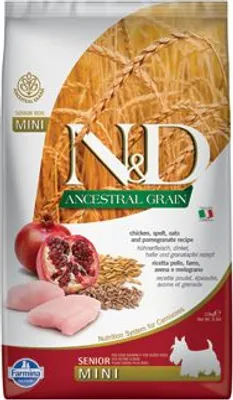 Produktbild von Farmina Pet Food 8010276036384, Senior, Granatapfel, Huhn, 2,5 kg