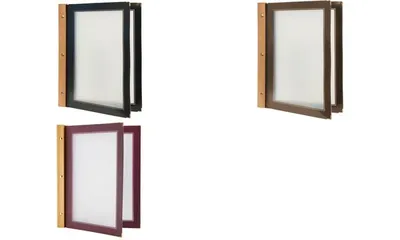 Produktbild von Securit MC-WRA4-WR, A4, Metall, Kunststoff, Holz, Rot, Transparent, Matt, Kunststoff, Abgerundete Ecken