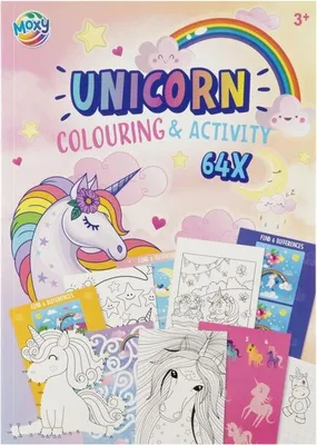 Immagine prodotto di Libro da colorare e attività Unicorno