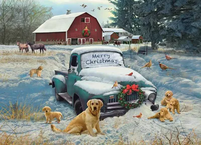 Produktbild von Cobble Hill Merry Christmas, 1000 Stück(e)