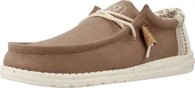Obrázek produktu pro Hey Dude Wally Linen Natural Hnědý
