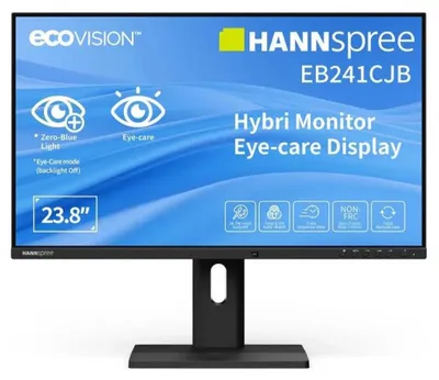 Produktbild von Hannspree Eb241Cjb 60,45Cm 23,8Zoll 1920X1080 16:9 6Ms Hdmi Dp Usb (P)