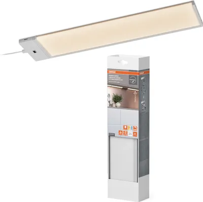 Image de Osram LED Unterbauleuchte Lineaflex 36cm Weiß 5,3W 500lm CCT 2700K-4000K Dimmbar Handsensor