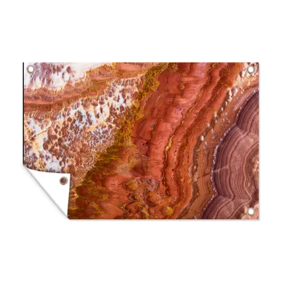 Obrázek produktu pro MuchoWow® Zahradní plakáty - Mramor - Přírodní kámen - Textura - 120x180 cm - Zahradní dekorace
