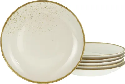 Produktbild von CreaTable, 24650, Nature Collection Creme, Speiseteller 6-tlg, Steinzeug