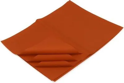 Produktbild von Dekoratives Seidenpapier 20 g 50 x 70 cm Dunkelorange – dekorativ – 100 Blatt