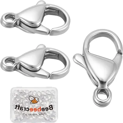 Productafbeelding van Sluitingen Schakels - Ketting Sluitingen - Sieraden Maken - 316 Roestvrij Staal - 11.5mm - Zilver