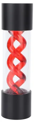 Image de Réservoir de refroidissement à eau de 200 mm en acrylique, cylindrique, à 4 trous et filetage G1/4, pour ordinateur