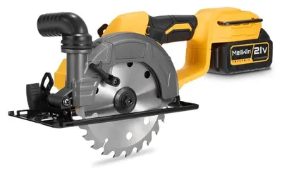 Image de Scie circulaire manuelle - Scie circulaire sans fil - Lame de scie de 150 mm (15 cm) - Moteur sans balais - 7200 tr/min - Profondeur de coupe de 55 mm - Sans batterie