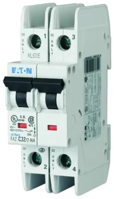 Image de Eaton LS-SWITCH 6A-C 2POL (FAZ-C6/2-NA 102164)