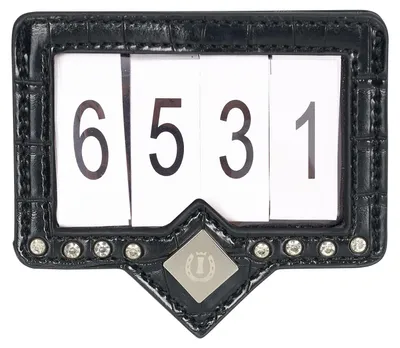 Produktbild von Imperial Riding Turniernummern IRHShow and Glow Black-Black Croco