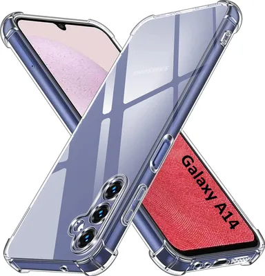 Immagine prodotto di Custodia per Samsung Galaxy A14 - Custodia trasparente antiurto per telefoni cellulari Custodia protettiva antigraffio ultra sottile Phonillico