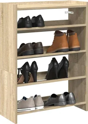Produktbild von Möbel Schuhregal Sonoma-Eiche 80x25x61,5 cm Holzwerkstoff - Schuhständer 859880