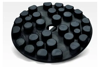 Produktbild von 150 Stück Gummi Plattenlager für Terrassenplatten Abstandshalter