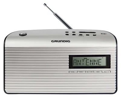 Zdjęcie produktu dla Grundig Music 7000X DAB+ BP, Przenośny, Cyfrowy, DAB+, FM, LCD, Srebrny, AC/Bateria