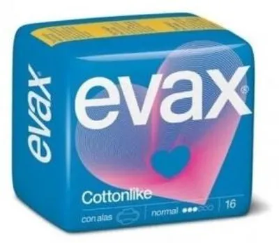 Obrázek produktu pro Vložky Evax Bavlnalike Normal s křídly, 16 ks