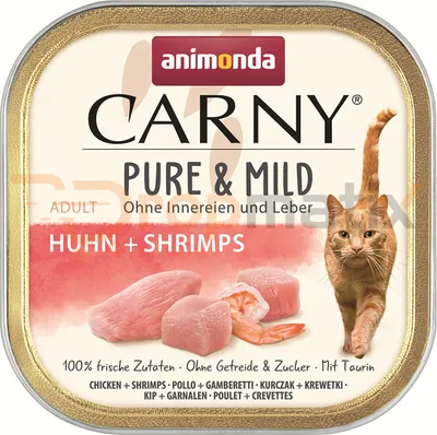 Produktbild von animonda Carny 4017721839488, Adult, jede Rasse, Huhn, Garnele, 100 g, Getreidefrei, Ohne Soja