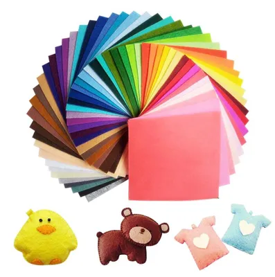 Immagine prodotto di Solidchoice - Set da 60 pezzi di feltro per progetti creativi