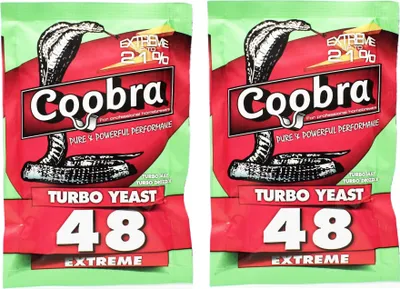 Produktbild von 2 x Destillieren Hefe - Coobra 48 Extreme 135g
