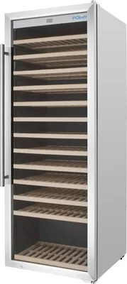 Zdjęcie produktu dla Chłodziarka do wina Polar G-Series Single-Zone, stal nierdzewna, 137 butelek