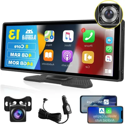 Produktbild von Carplay-Autoradio – Tragbares Autoradio – Android Auto – Multimedia-Player – Navigationssystem