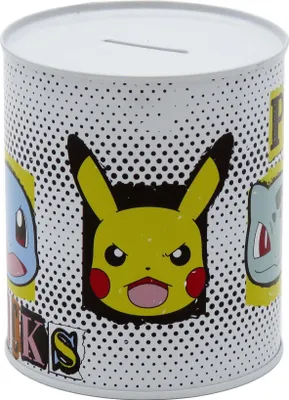 Produktbild von POKÉMON Medium Tin Coin Bank, 10 x 12 x 10cm