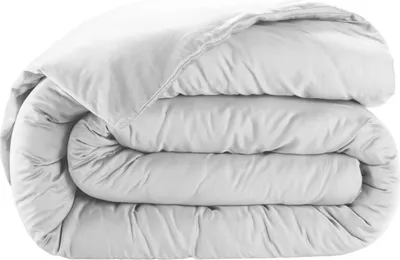 Image de Housse de couette en satin de coton Uni