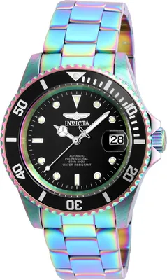 Produktbild von Invicta Pro Diver 26600 Herren uhr - Wasserdicht - Analog - Automatikuhr - Edelstahl mit schwarzen zifferblat - 40mm