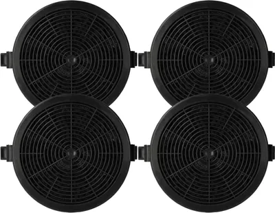 Produktbild von vhbw 4x Aktivkohlefilter kompatibel mit Klarstein Sofia Serie Dunstabzugshaube - 11,2 cm