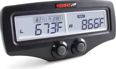 Zdjęcie produktu dla Rejestrator temperatury spalin Koso Dual EGT-02 EVO