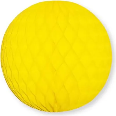 Produktbild von Maxi Wabenball Gelb 50 cm, schwer entflammbar