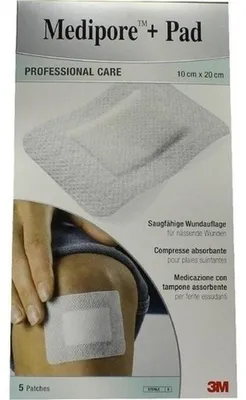 Obrázek produktu pro Sterilní obvaz na rány Medipore+Pad 3570np 10x20 cm 5 ks
